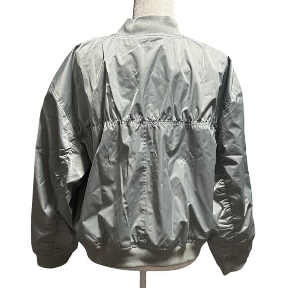 New with Tags Athleta Flex Bomber Jacket Gray – XL/T (Tall) Water Repellent - Picture 4 of 6